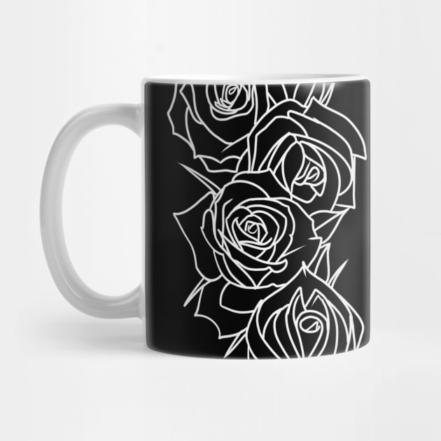 Bold Roses Blk by Scottconnick